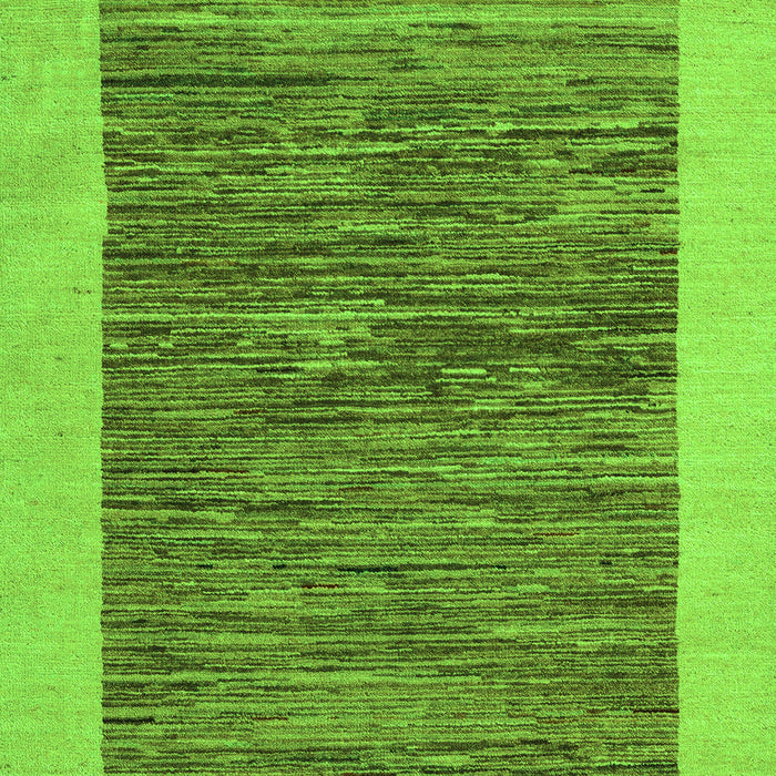 Machine Washable Abstract Green Modern Area Rugs, wshabs5452grn