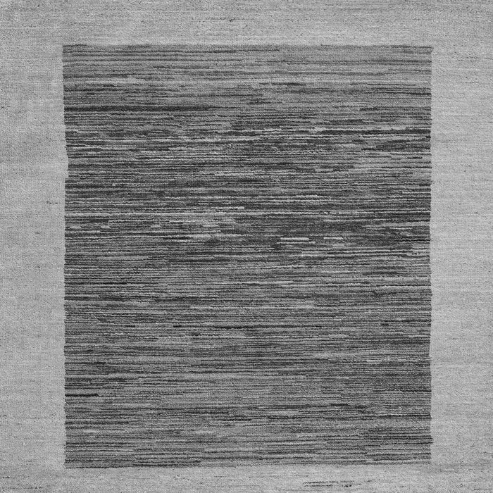 Square Machine Washable Abstract Gray Modern Rug, wshabs5452gry