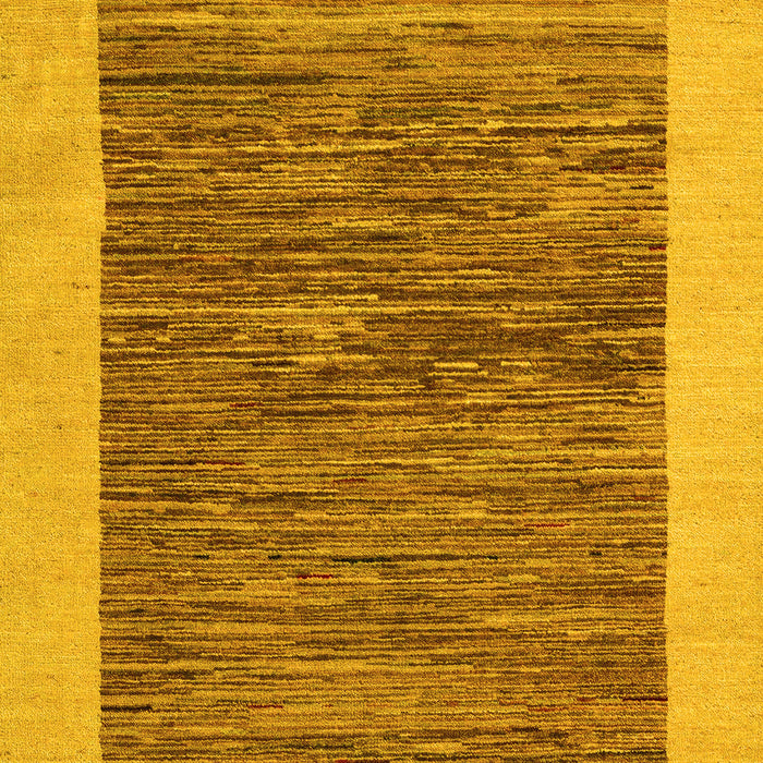Abstract Yellow Modern Rug, abs5452yw