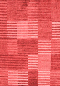 Checkered Red Modern Rug, abs5453red