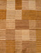 Abstract Sedona Brown Checkered Rug, abs5453