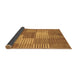 Sideview of Checkered Brown Modern Rug, abs5453brn