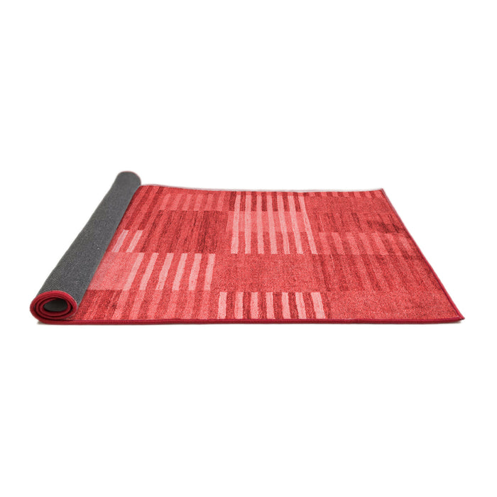 Checkered Red Modern Area Rugs
