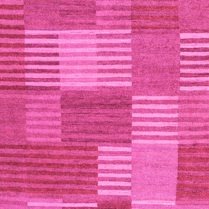 Machine Washable Checkered Pink Modern Rug, wshabs5453pnk