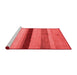 Modern Red Washable Rugs