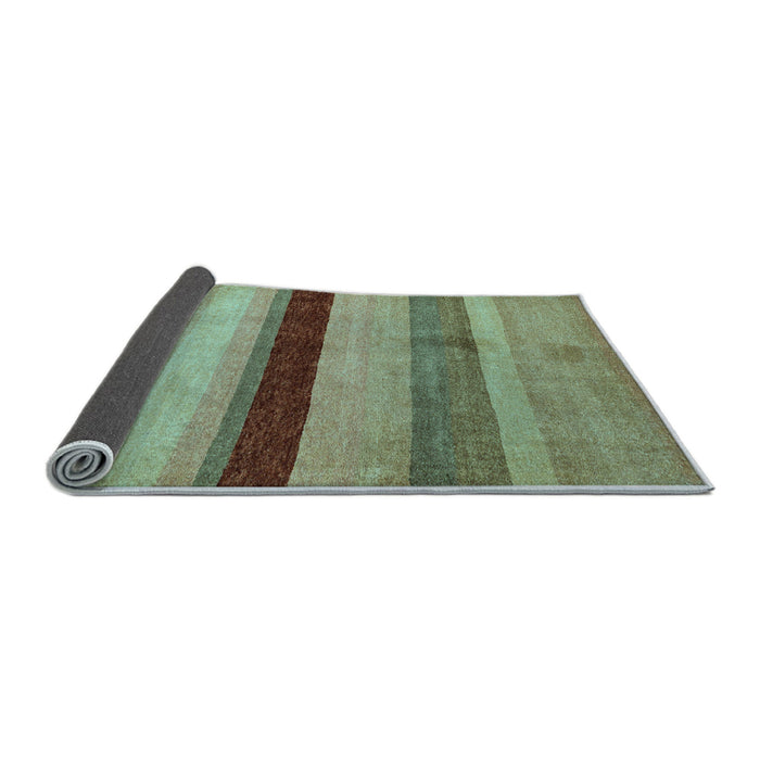 Sideview of Abstract Light Blue Modern Rug, abs5454lblu