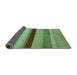 Sideview of Abstract Turquoise Modern Rug, abs5454turq