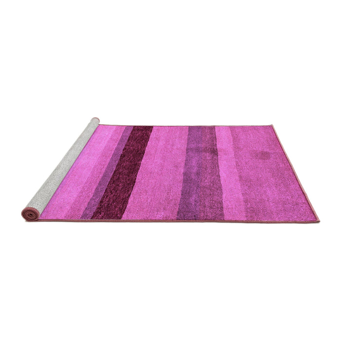 Sideview of Machine Washable Abstract Purple Modern Area Rugs, wshabs5454pur
