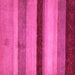 Square Abstract Pink Modern Rug, abs5454pnk