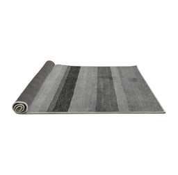 Sideview of Abstract Gray Modern Rug, abs5454gry