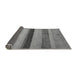 Sideview of Abstract Gray Modern Rug, abs5454gry