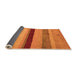 Sideview of Abstract Orange Modern Rug, abs5454org