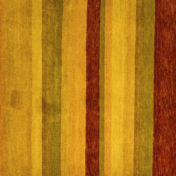 Square Machine Washable Abstract Yellow Modern Rug, wshabs5454yw