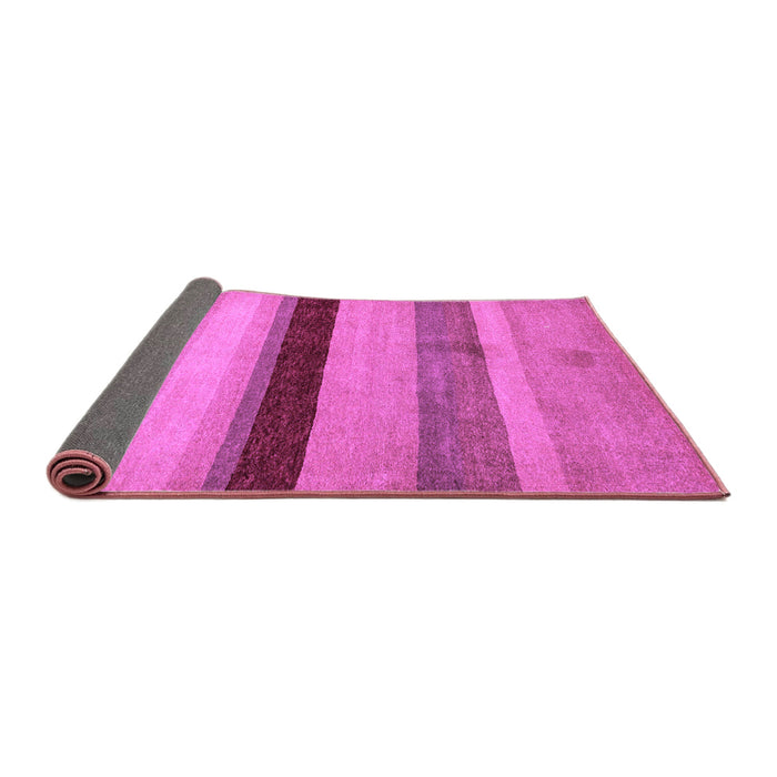 Sideview of Abstract Purple Modern Rug, abs5454pur
