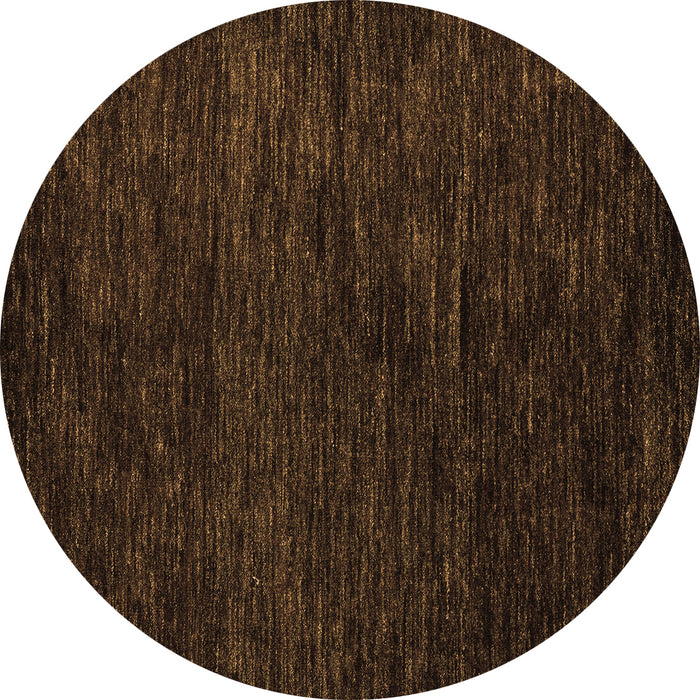 Round Machine Washable Abstract Brown Modern Rug, wshabs5455brn