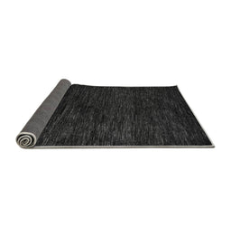 Sideview of Abstract Gray Modern Rug, abs5455gry