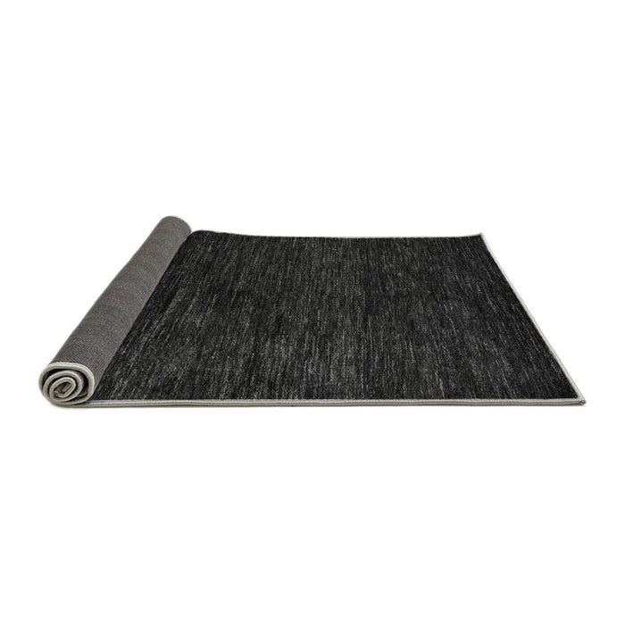 Sideview of Abstract Gray Modern Rug, abs5455gry