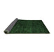 Sideview of Abstract Emerald Green Modern Rug, abs5455emgrn