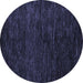 Round Machine Washable Abstract Blue Modern Rug, wshabs5455blu