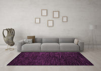 Machine Washable Abstract Purple Modern Rug, wshabs5455pur