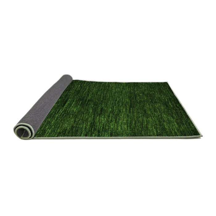 Sideview of Abstract Green Modern Rug, abs5455grn