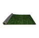 Sideview of Abstract Green Modern Rug, abs5455grn