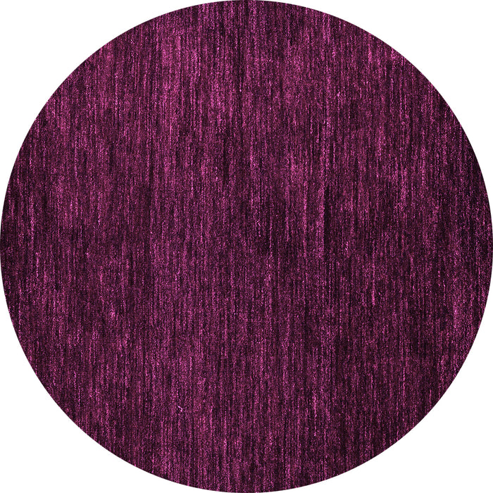 Round Abstract Pink Modern Rug, abs5455pnk