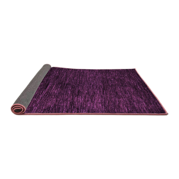 Sideview of Abstract Purple Modern Rug, abs5455pur