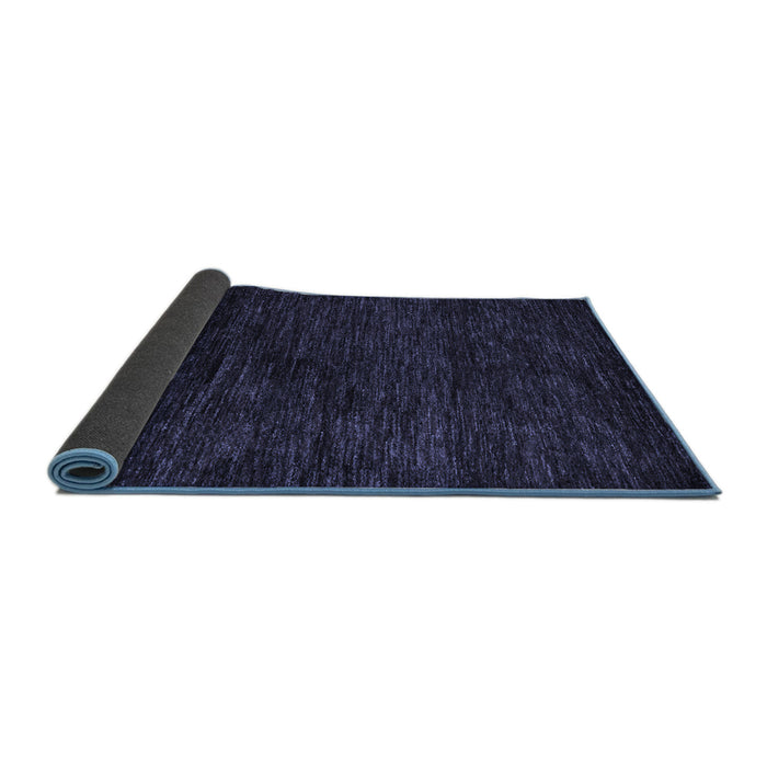 Sideview of Abstract Blue Modern Rug, abs5455blu