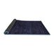 Sideview of Abstract Blue Modern Rug, abs5455blu