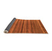 Sideview of Abstract Orange Modern Rug, abs5456org