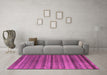 Machine Washable Abstract Purple Modern Area Rugs in a Living Room, wshabs5456pur