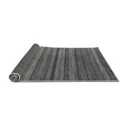 Sideview of Abstract Gray Modern Rug, abs5456gry