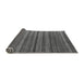 Sideview of Abstract Gray Modern Rug, abs5456gry