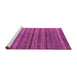 Sideview of Machine Washable Abstract Purple Modern Area Rugs, wshabs5456pur