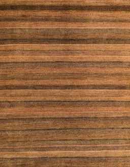 Machine Washable Abstract Orange Rug, wshabs5456