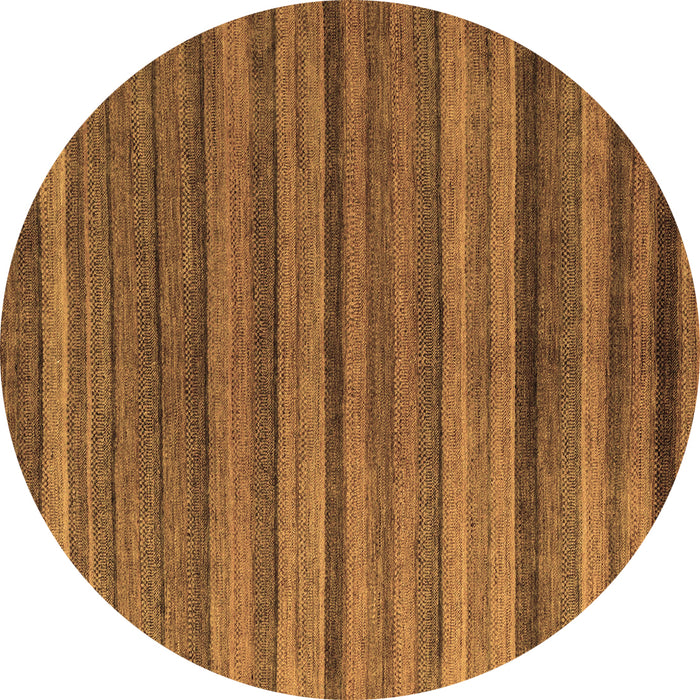 Round Abstract Brown Modern Rug, abs5456brn