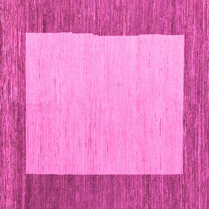 Square Machine Washable Abstract Pink Modern Rug, wshabs5457pnk