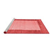 Modern Red Washable Rugs