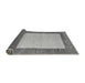 Sideview of Abstract Gray Modern Rug, abs5457gry