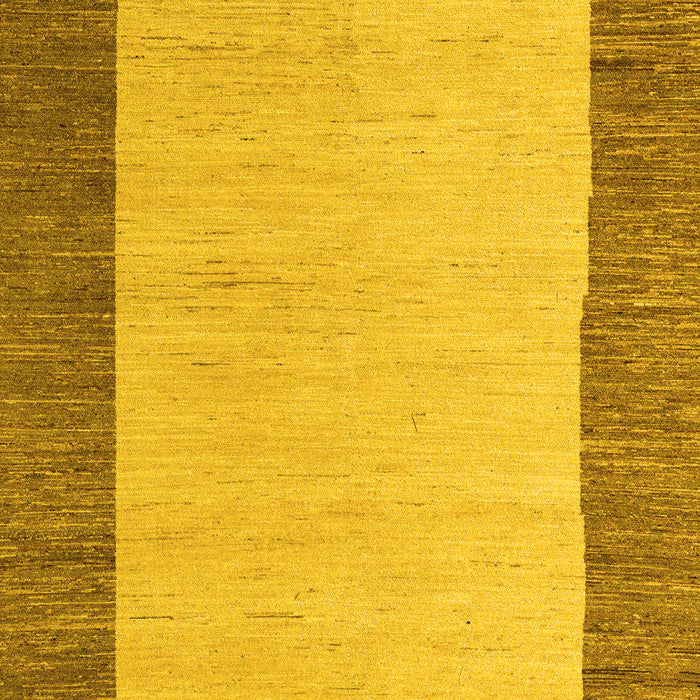 Machine Washable Abstract Yellow Modern Rug, wshabs5457yw