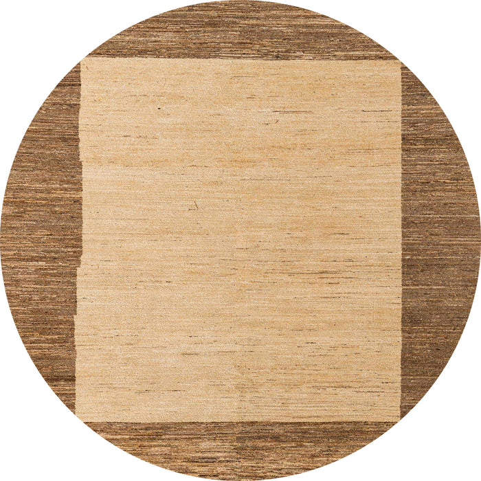 Round Machine Washable Abstract Red Rug, wshabs5457