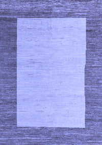 Abstract Blue Modern Rug, abs5457blu