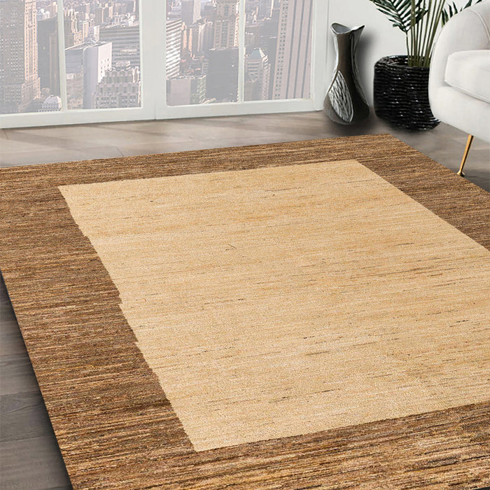 Machine Washable Abstract Red Rug in a Family Room, wshabs5457