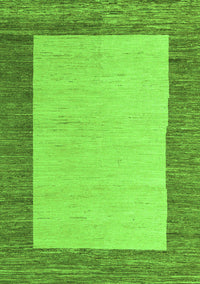 Abstract Green Modern Rug, abs5457grn