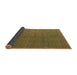 Sideview of Abstract Saddle Brown Modern Rug, abs5458