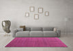 Machine Washable Abstract Pink Modern Rug in a Living Room, wshabs5458pnk