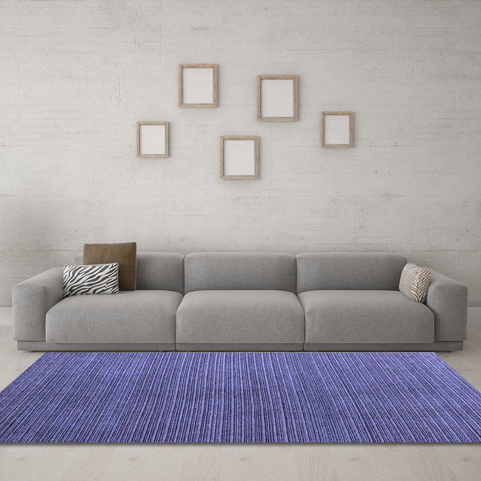 Machine Washable Abstract Blue Modern Rug in a Living Room, wshabs5458blu