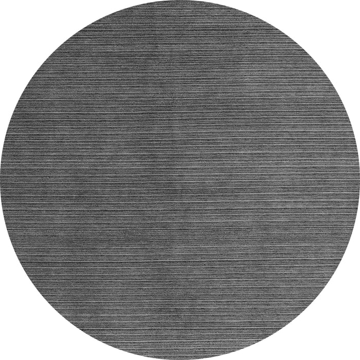 Round Machine Washable Abstract Gray Modern Rug, wshabs5458gry