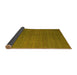 Sideview of Abstract Yellow Modern Rug, abs5458yw